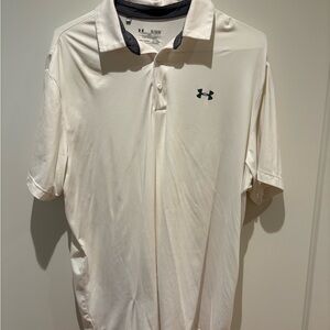 Under Armour White Performance Polo Shirt